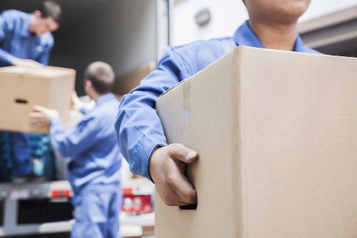 Commercial moving team planning an office relocation in Pentonville