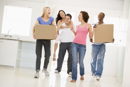 Movers handling a local move in Pentonville with careful loading