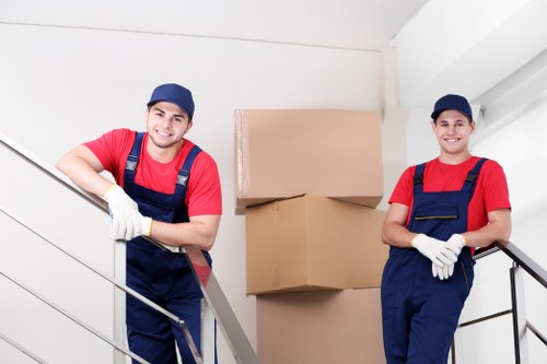 Commercial removals setup for an office move near Pentonville