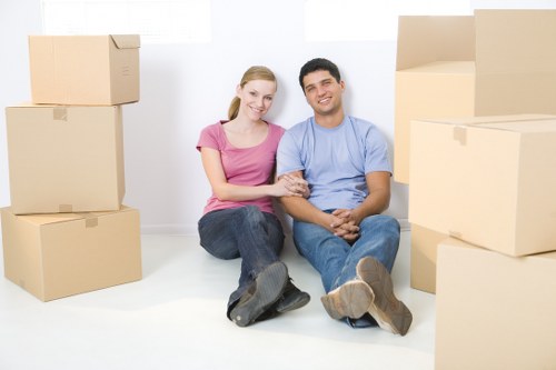 Moving van access planning for a Pentonville property