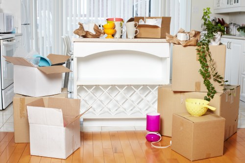 Securely packed van ready for safe transport