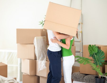 Careful flat move in a Pentonville building with stairs