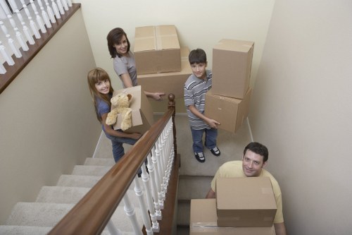 Commercial moving van support for Pentonville offices and shops